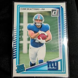 Cam Skattebo- 2025 Panini Donruss - Rated Rookie #302 (RC)